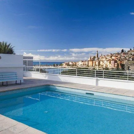 Grand 2p Avec Parking Et Terrasse, Piscine Sur Le Toit, Proche Des Plages A - Fr-1-196-172 * 芒通